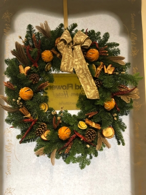 Extra large door wreath